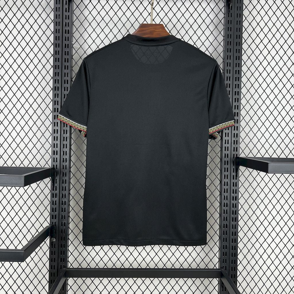 Camiseta Paris Saint-Germain "Negro y Dorado" 2025/26 Versión Fan