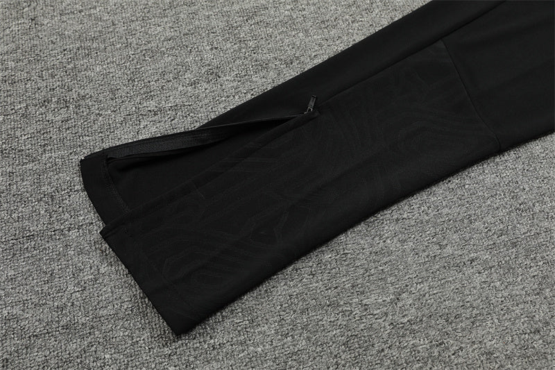 Buzo Completo AC Milán Negro Dorado