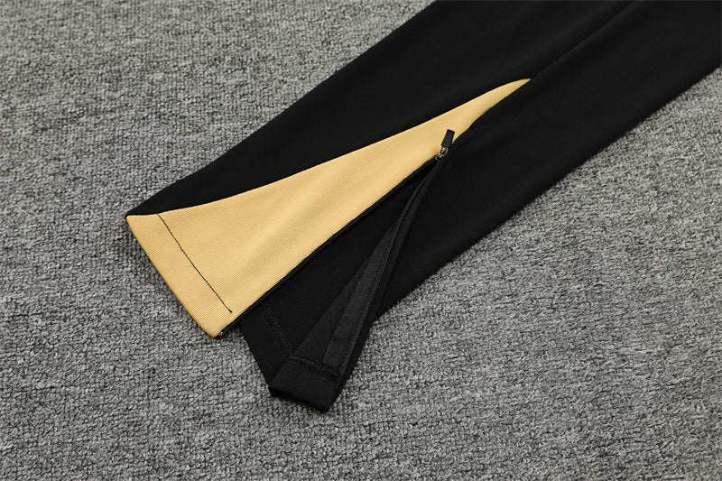 Buzo Completo FC Barcelona Negro Dorado