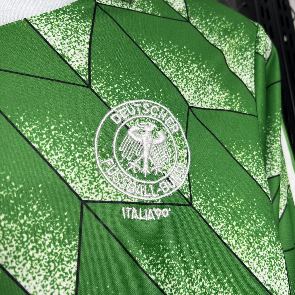 Camiseta Alemania Manga Larga Visita Retro 1990