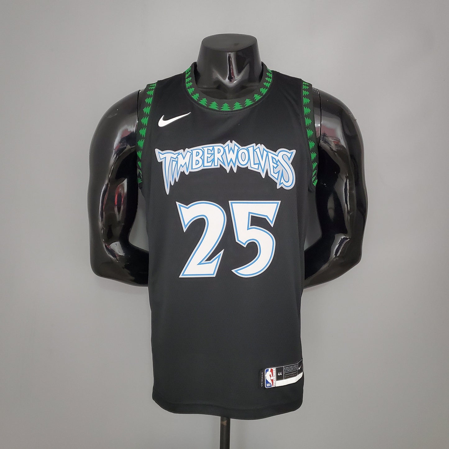 Camiseta Minnesota Timberwolves "Retro Edition" Negra