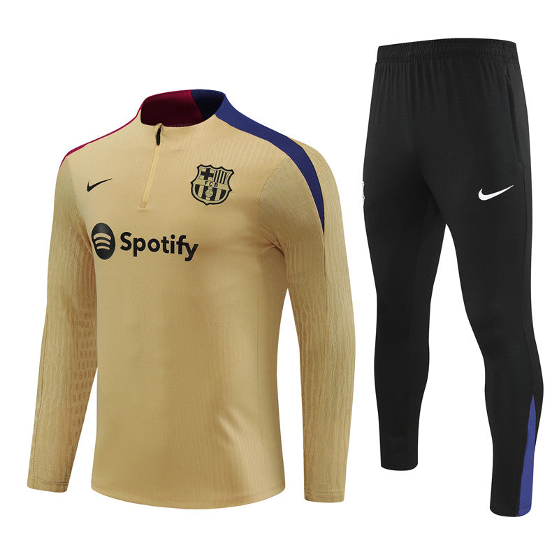Buzo Completo FC Barcelona Crema – Tus Camisetas Chile