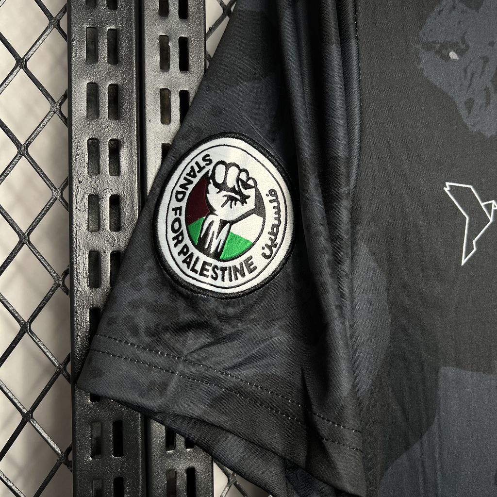 Camiseta Palestino Edición Especial Negra 2024/25 Versión Fan