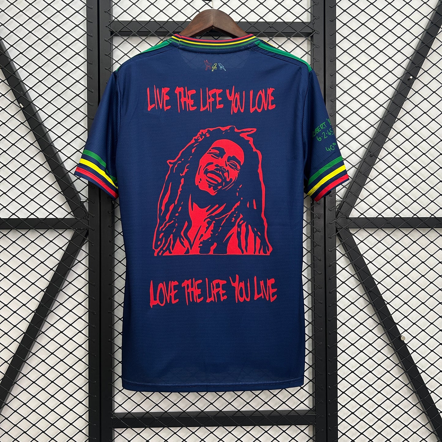Camiseta Ajax Edición Especial "Bob Marley Azul" 2025/26 Versión Fan