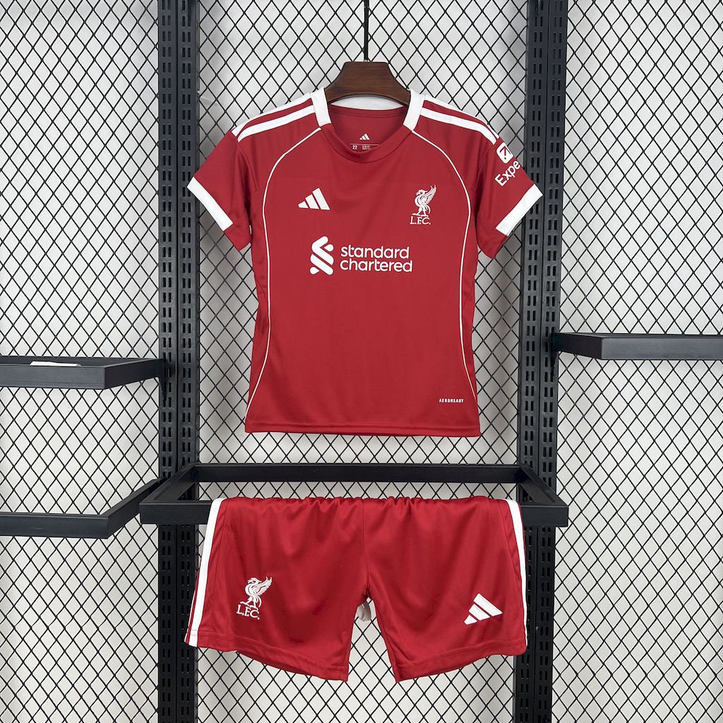 Liverpool Local Kit Niños 2025/26 – Tus Camisetas Chile