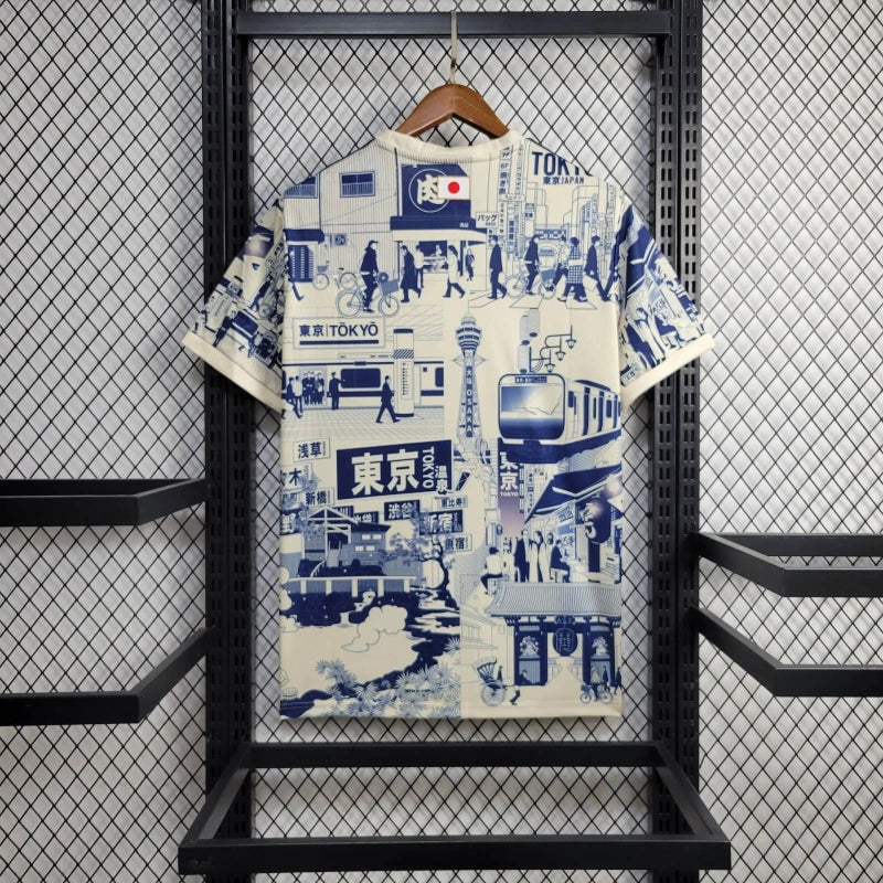 Camiseta Japón Edición Especial "Tokio Crema" 2024 Versión Fan