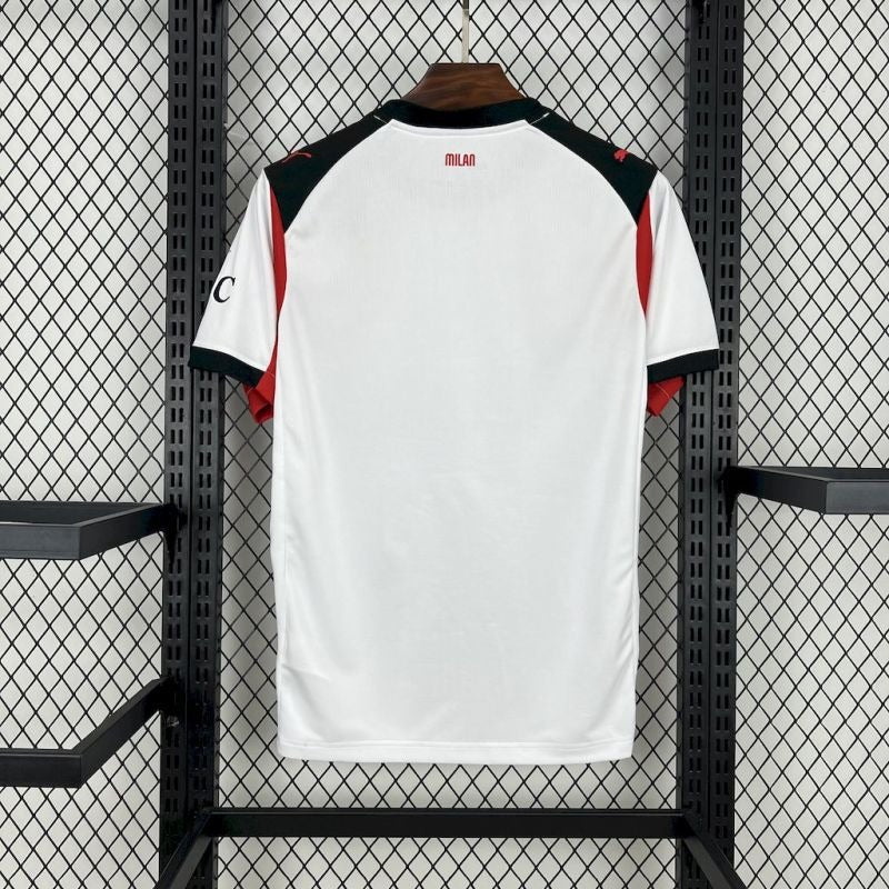 Camiseta AC Milán Blanca 2025/26 Versión Fan