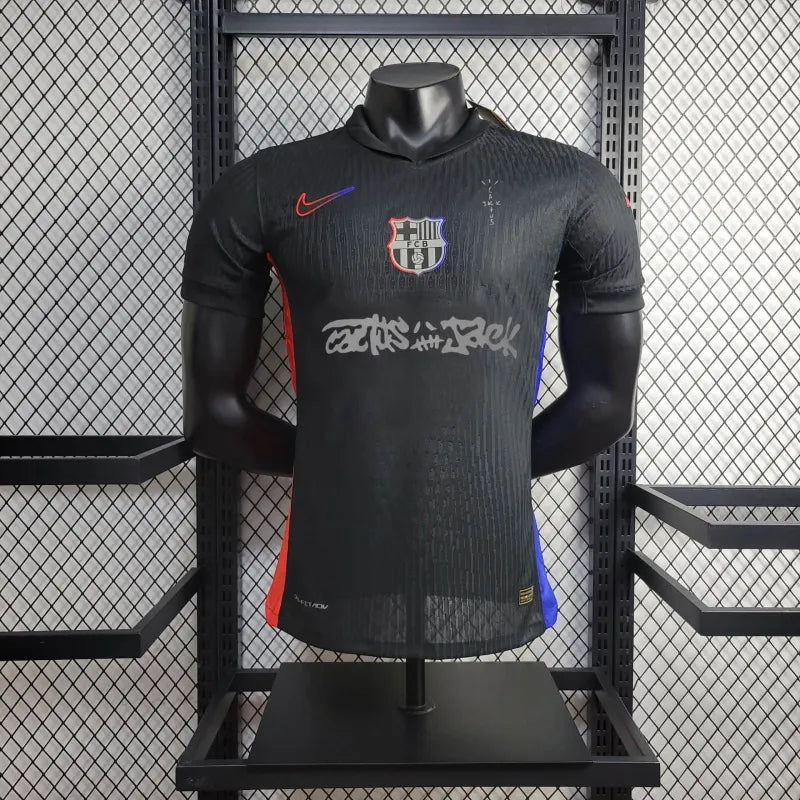Camiseta FC Barcelona Visita "Travis Scott" 2024/25 Versión Jugador