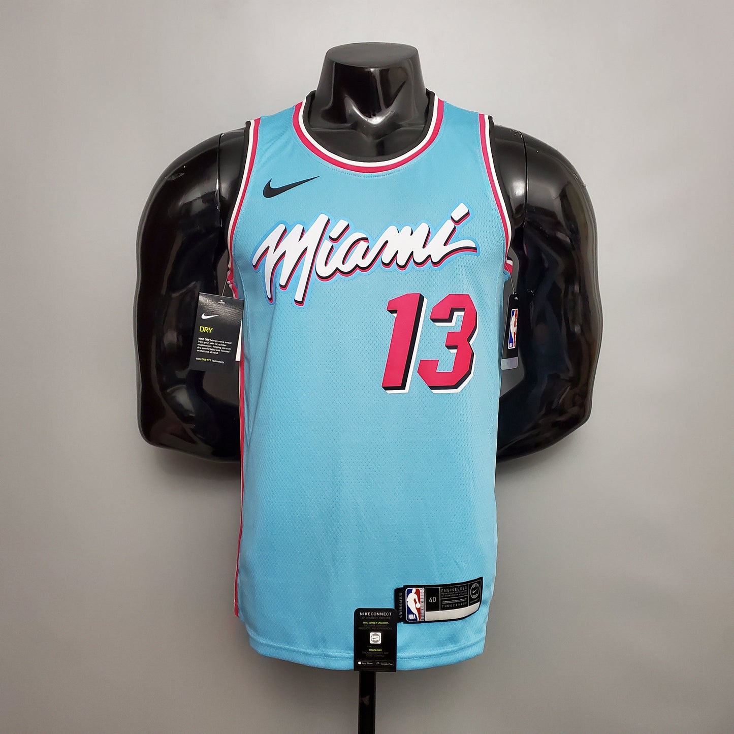 Camiseta Miami Heat Año 2020 Celeste