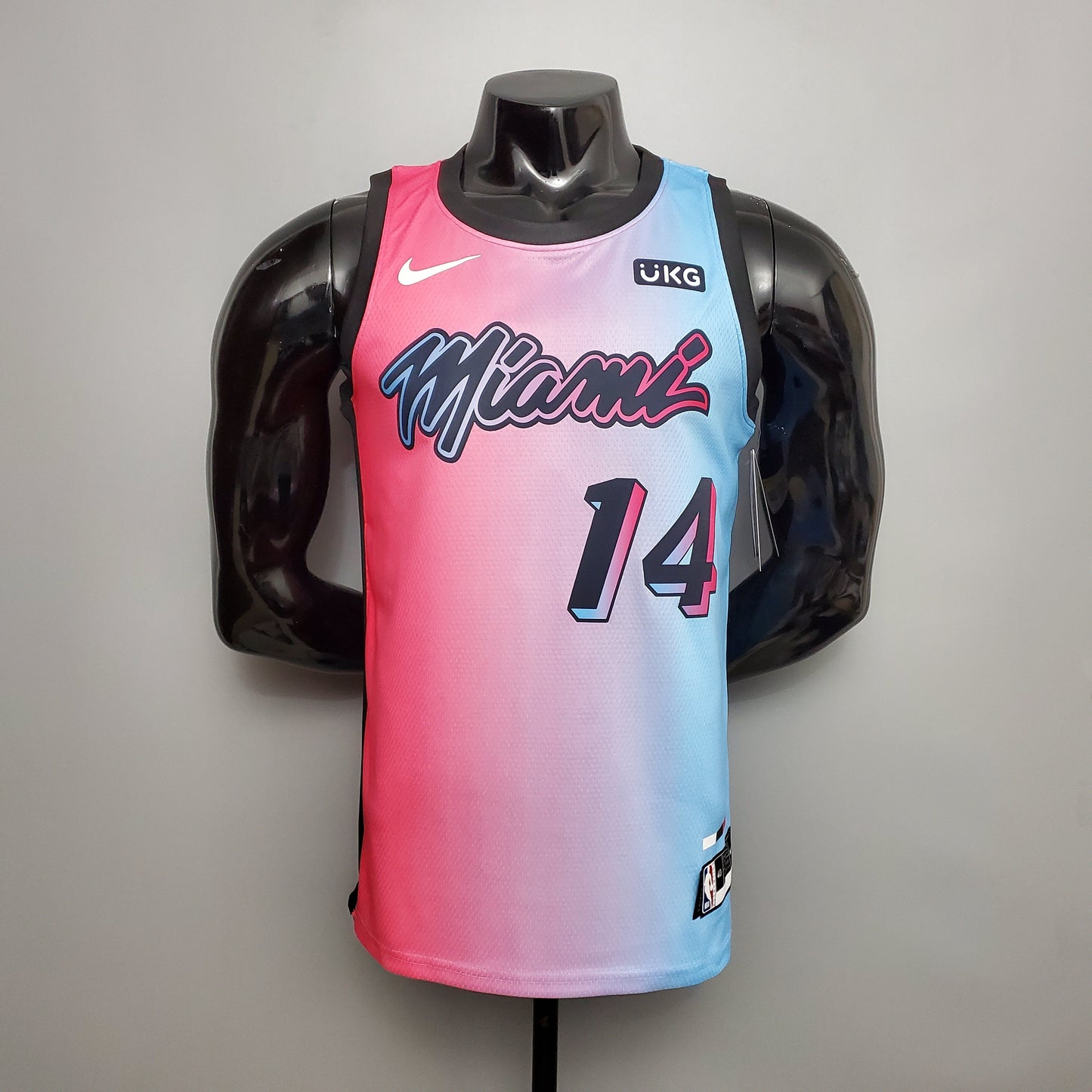 Camiseta Miami Heat "City Edition" Degradado Celeste Rosa