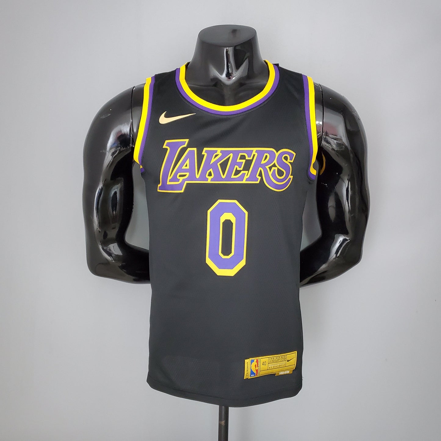 Camiseta LA Lakers Negra 2021 Versión Fan