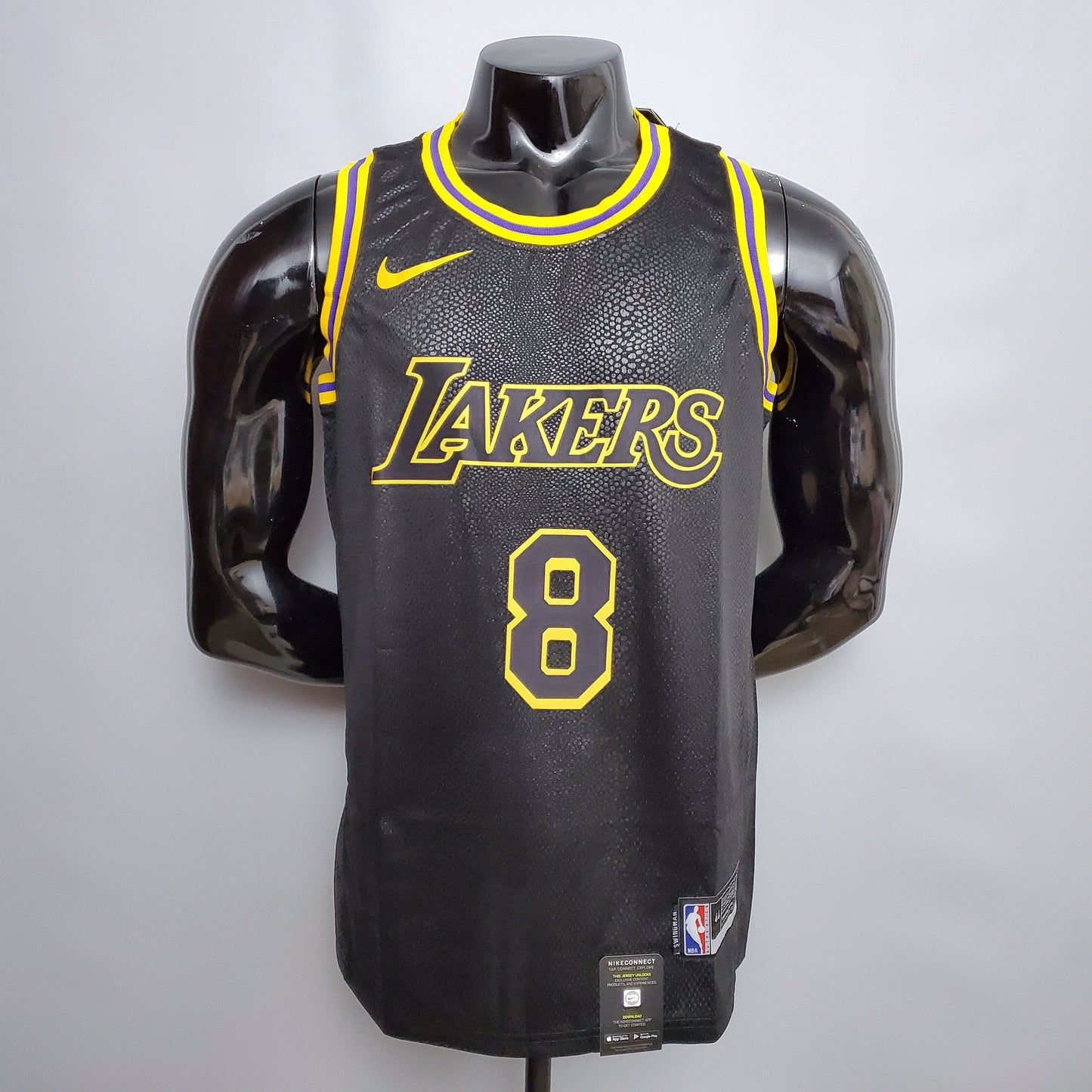 Camiseta LA Lakers Negra Edición Black Mamba Versión Fan