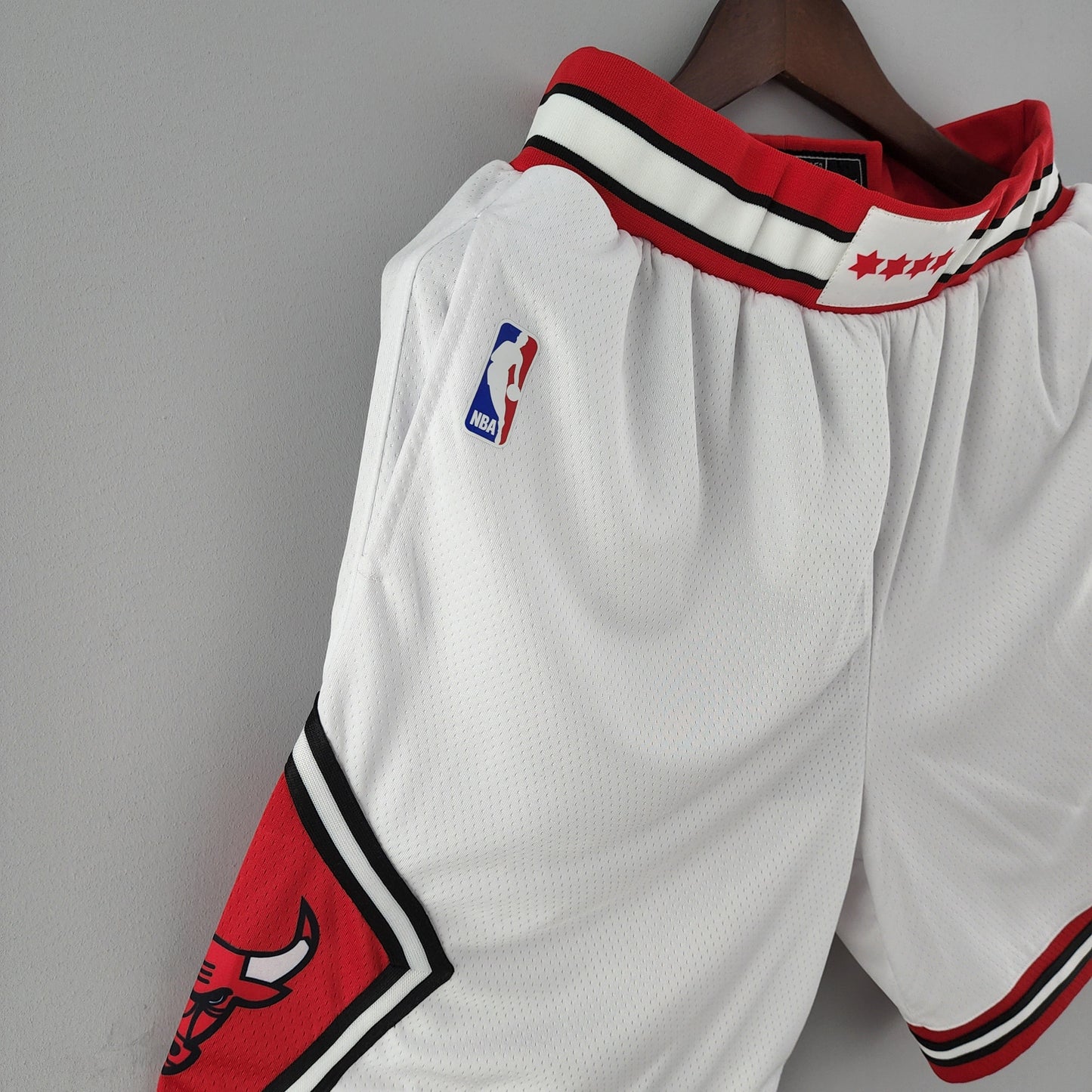 Camiseta Chicago Bulls Shorts Blanco
