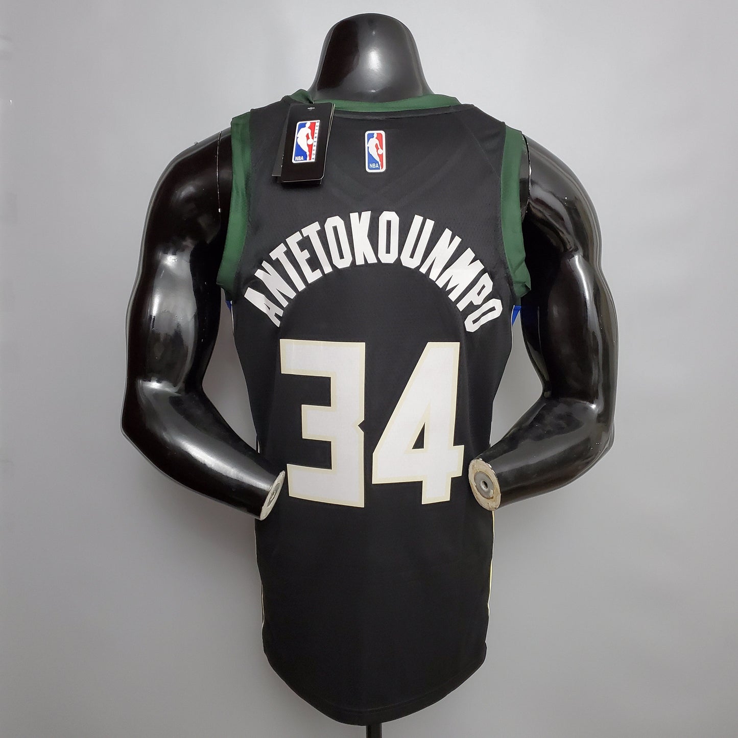 Camiseta Milwaukee Bucks Camiseta Negra NBA