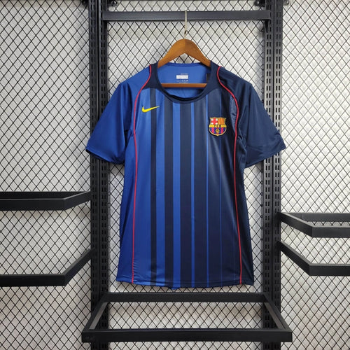 Camiseta FC Barcelona Local Visita 2004/05 Versión Fan