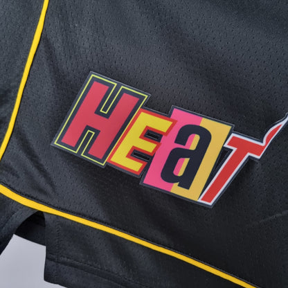 Camiseta Miami Heat "Urban Edition" Shorts Negros