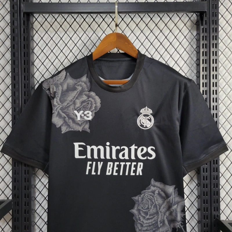 Camiseta Real Madrid "Y-3" Negra 2023/24 Versión Fan