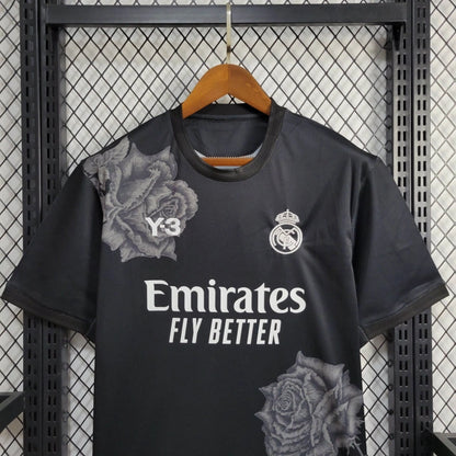 Camiseta Real Madrid "Y-3" Negra 2023/24 Versión Fan