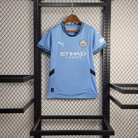 Camiseta Manchester City Local 2024/25 Versión Mujer