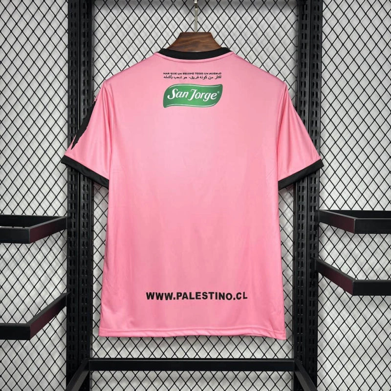 Camiseta Palestino "Graffiti Rosado" 2024/25 Versión Fan