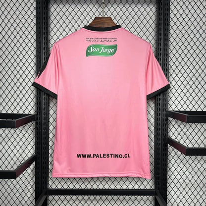 Camiseta Palestino "Graffiti Rosado" 2024/25 Versión Fan