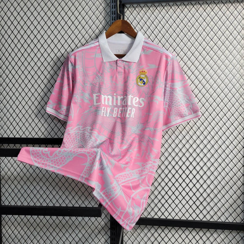 Camiseta Real Madrid 2024/25 Dragón Rosado Versión Fan