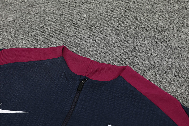 Buzo Completo Inglaterra Negro Burdeo