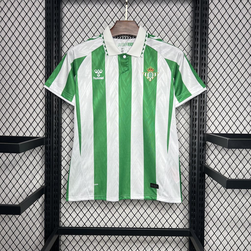 Camiseta Real Betis Local Sin Sponsors 2024/25 Versión Fan