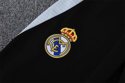 Buzo Completo Real Madrid Diseño Blanco y Naranja