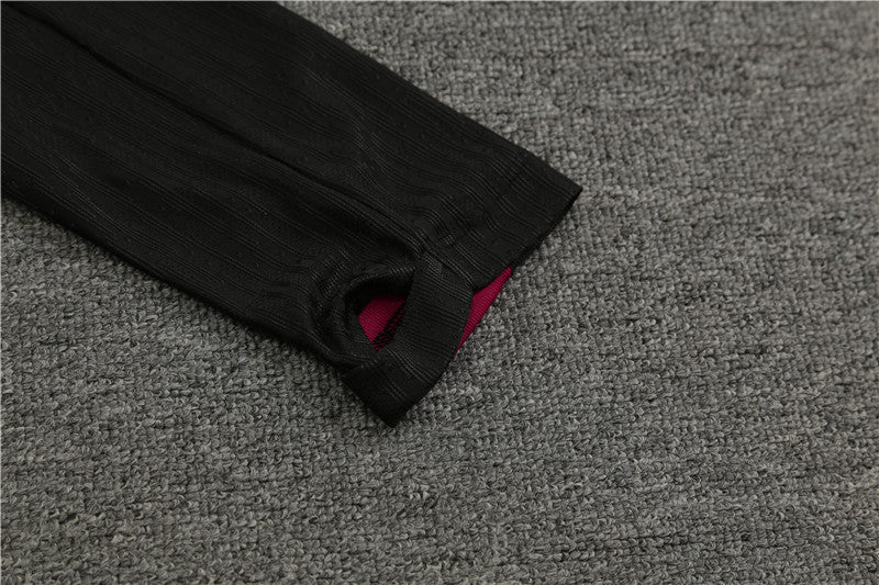 Buzo Completo PSG Negro Burdeo