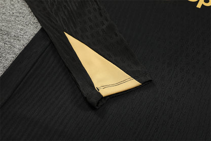 Buzo Completo FC Barcelona Negro Dorado