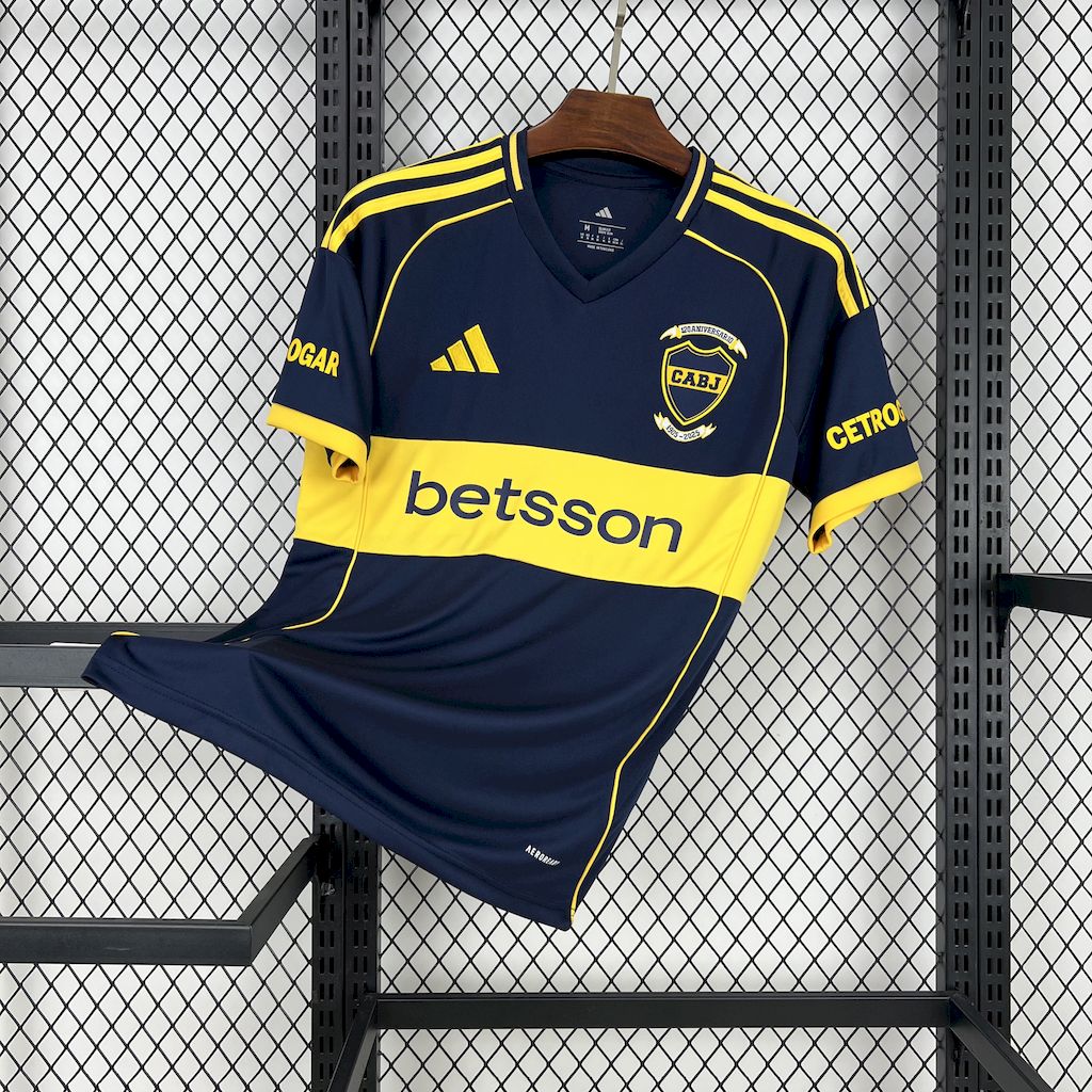 Camiseta Boca Juniors 120 Aniversario 2025/26 Versión Fan