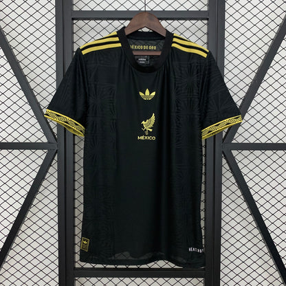 Camiseta México Edición Especial Negra 2025/26 Versión Fan