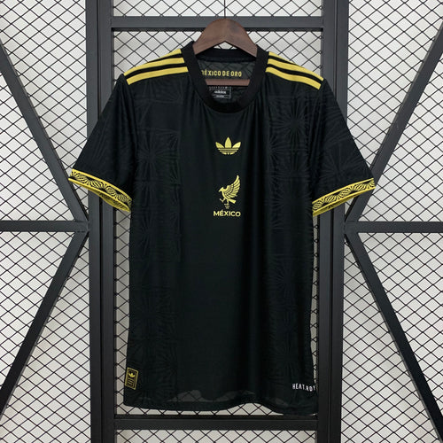 Camiseta México Edición Especial Negra 2025/26 Versión Fan