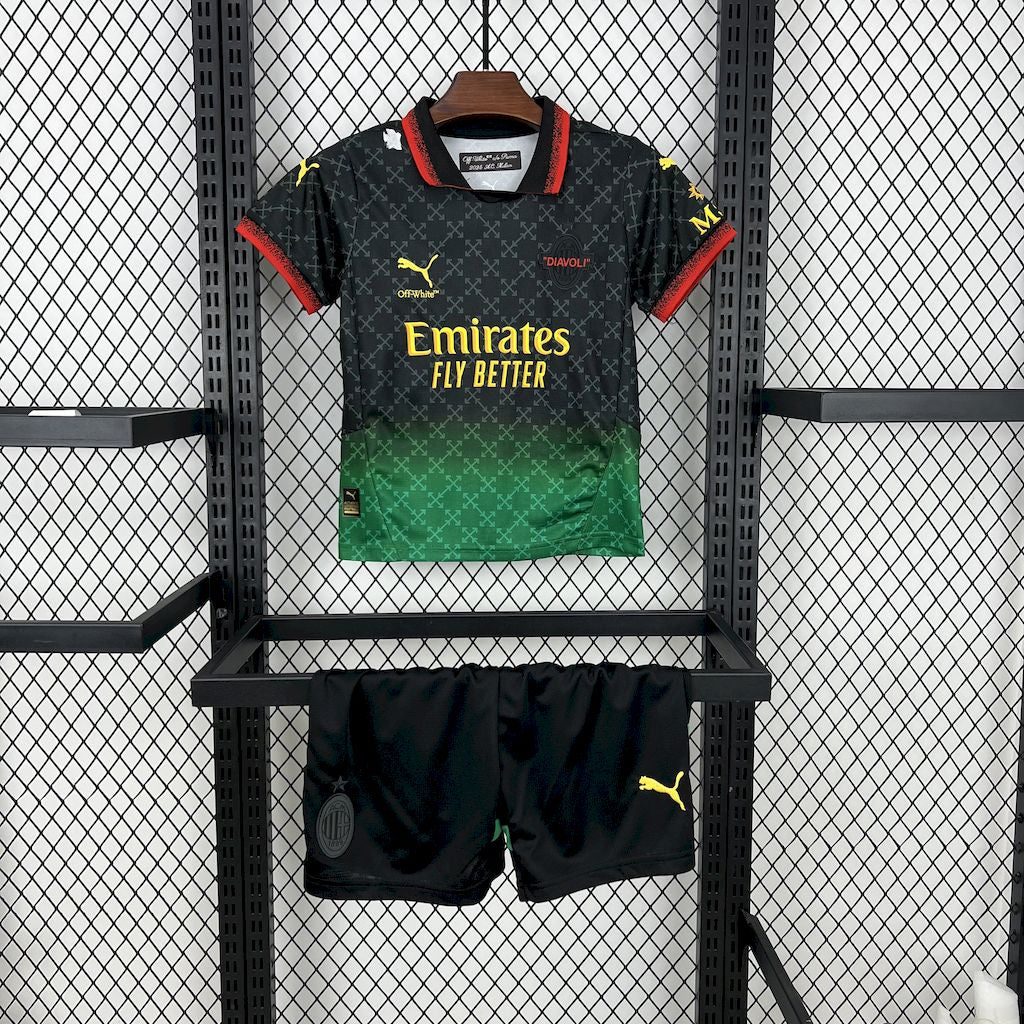 AC Milan Kit Niños Edición Especial Verde 2025/26