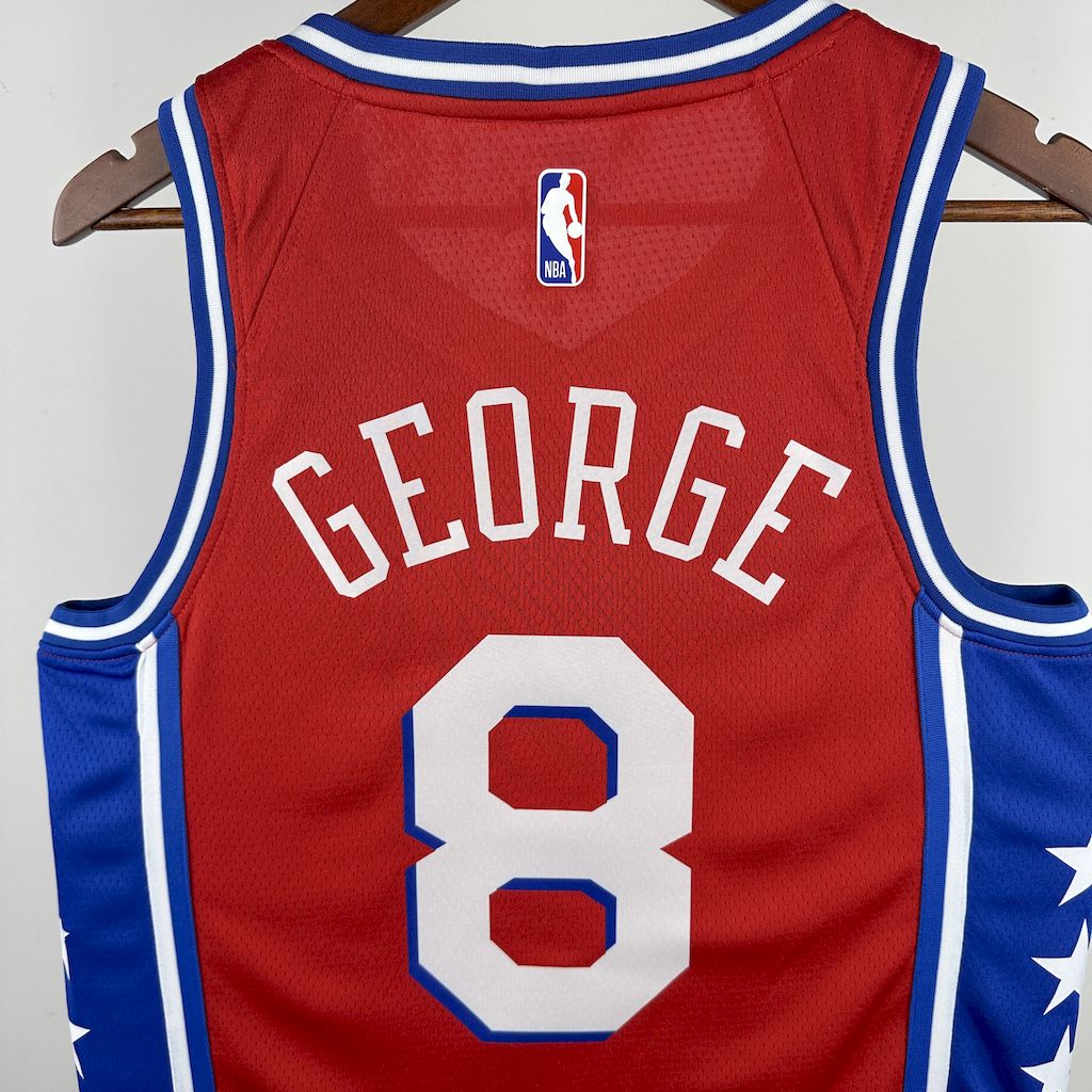 Philadelphia 76ers 2023 Camiseta Roja NBA