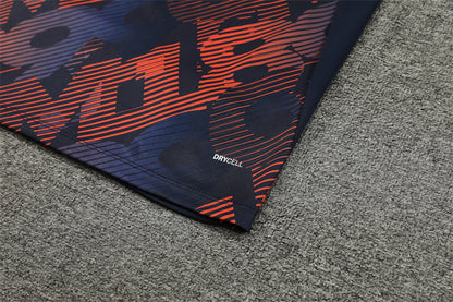 Buzo Completo Marsella Azul Marino Diseño Rojo