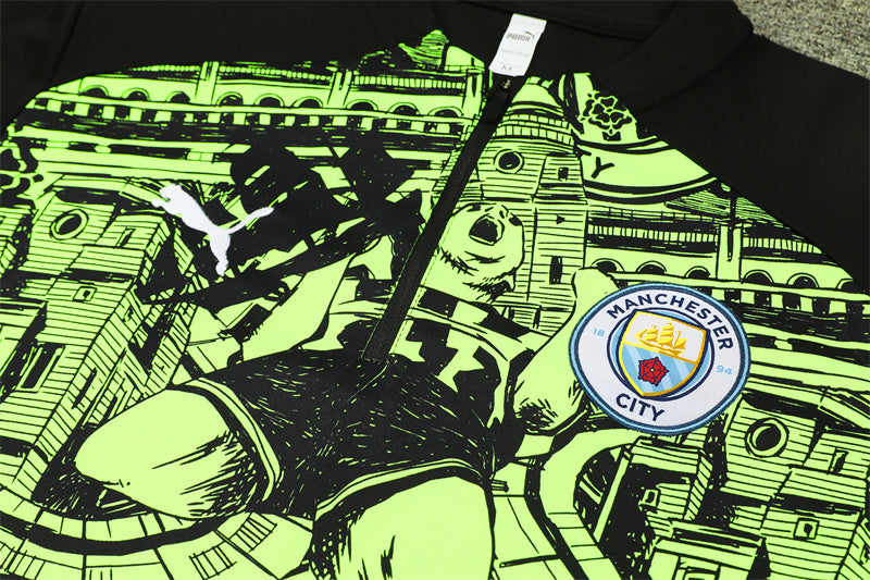 Buzo Completo Manchester City Diseño Verde