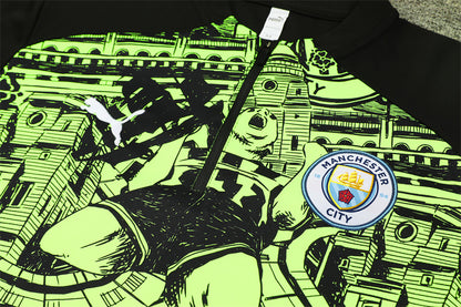 Buzo Completo Manchester City Diseño Verde