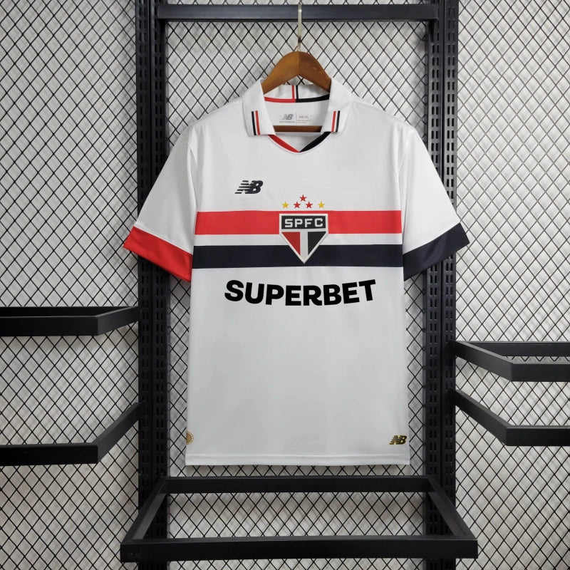 Camiseta Sao Paulo Local 2024 Versión Fan