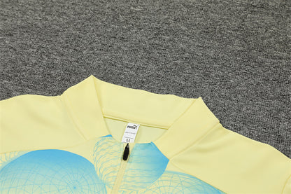 Buzo Completo Manchester City Diseño Amarillo