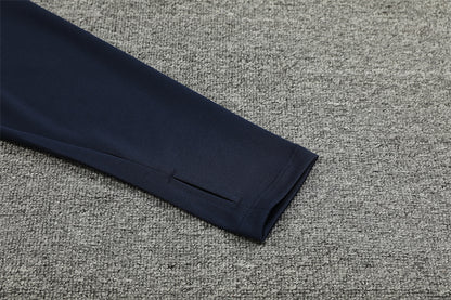 Buzo Completo Marsella Azul Marino Diseño Rojo