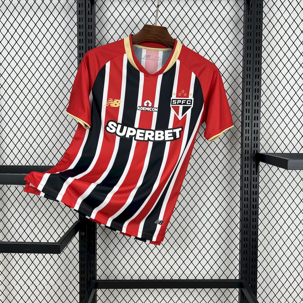 Camiseta Sao Paulo Visita 2025/26 Versión Fan