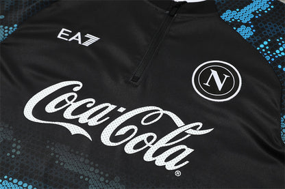 Buzo Completo Napoli Negro Diseño Azul