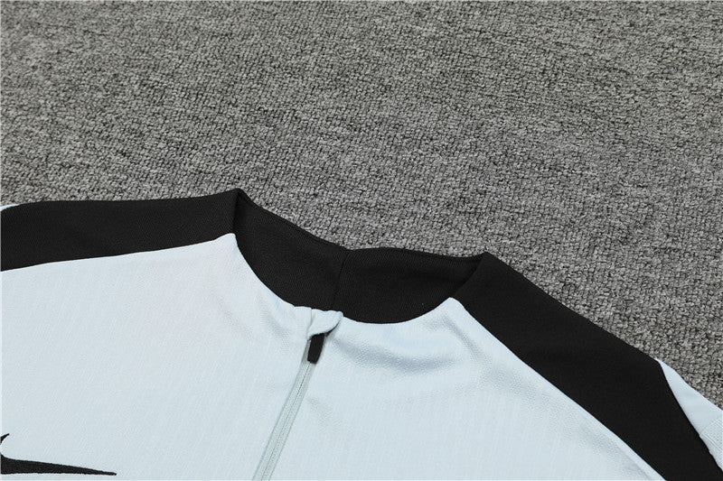 Buzo Completo FC Barcelona Blanco Negro