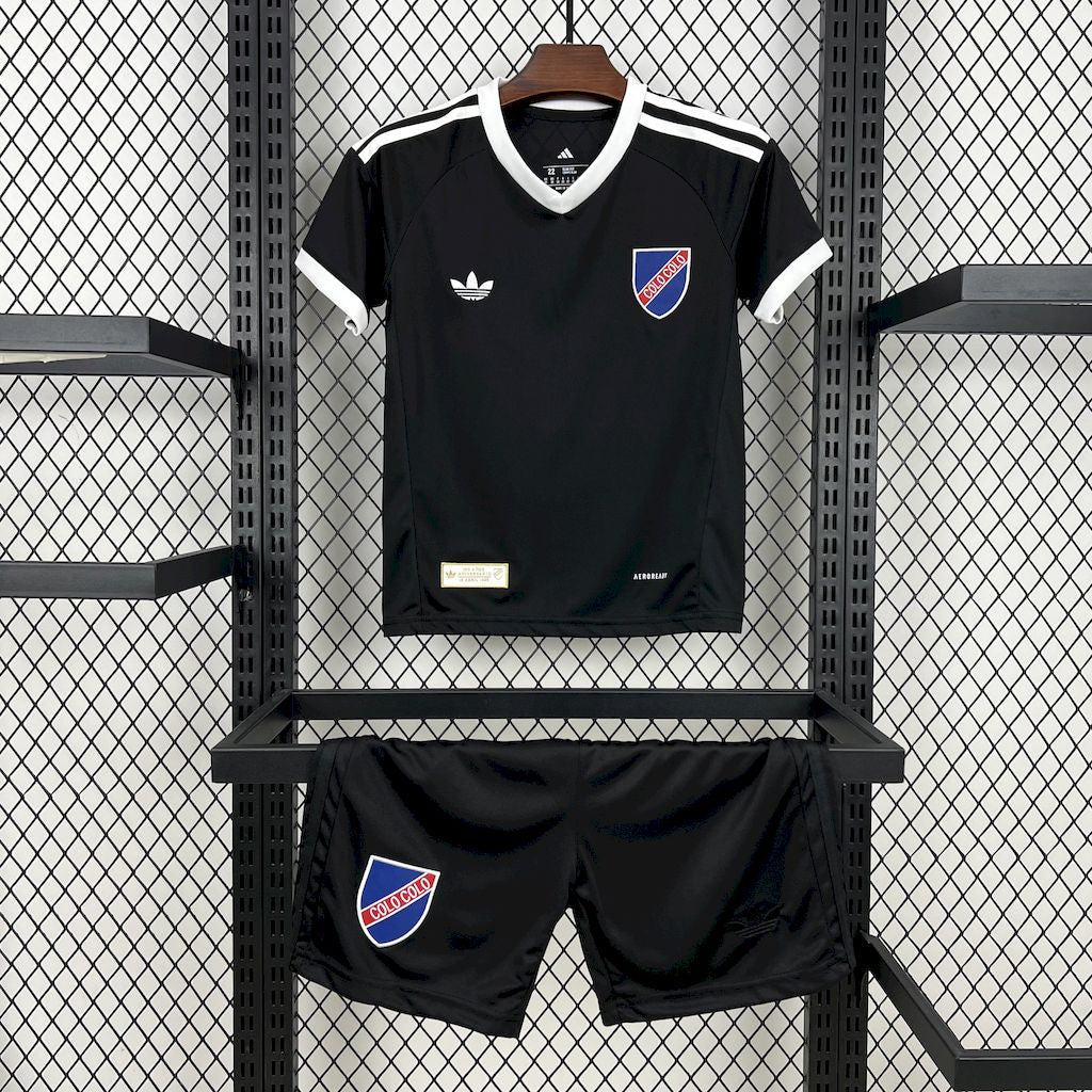 Colo Colo Centenario Negra 2025 Kit Niños