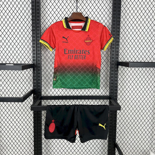 AC Milan Kit Niños Edición Especial Roja 2025/26