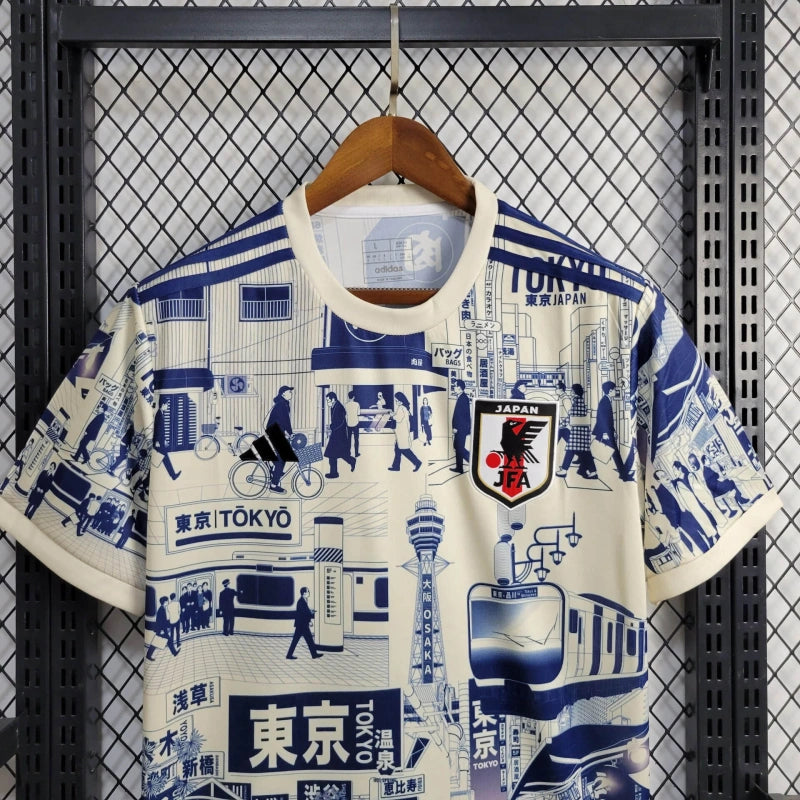 Camiseta Japón Edición Especial "Tokio Crema" 2024 Versión Fan