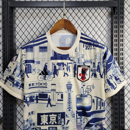 Camiseta Japón Edición Especial "Tokio Crema" 2024 Versión Fan