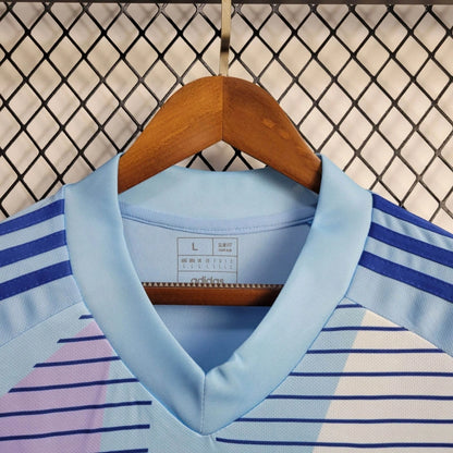 Camiseta España Portero Celeste 2024 Versión Fan